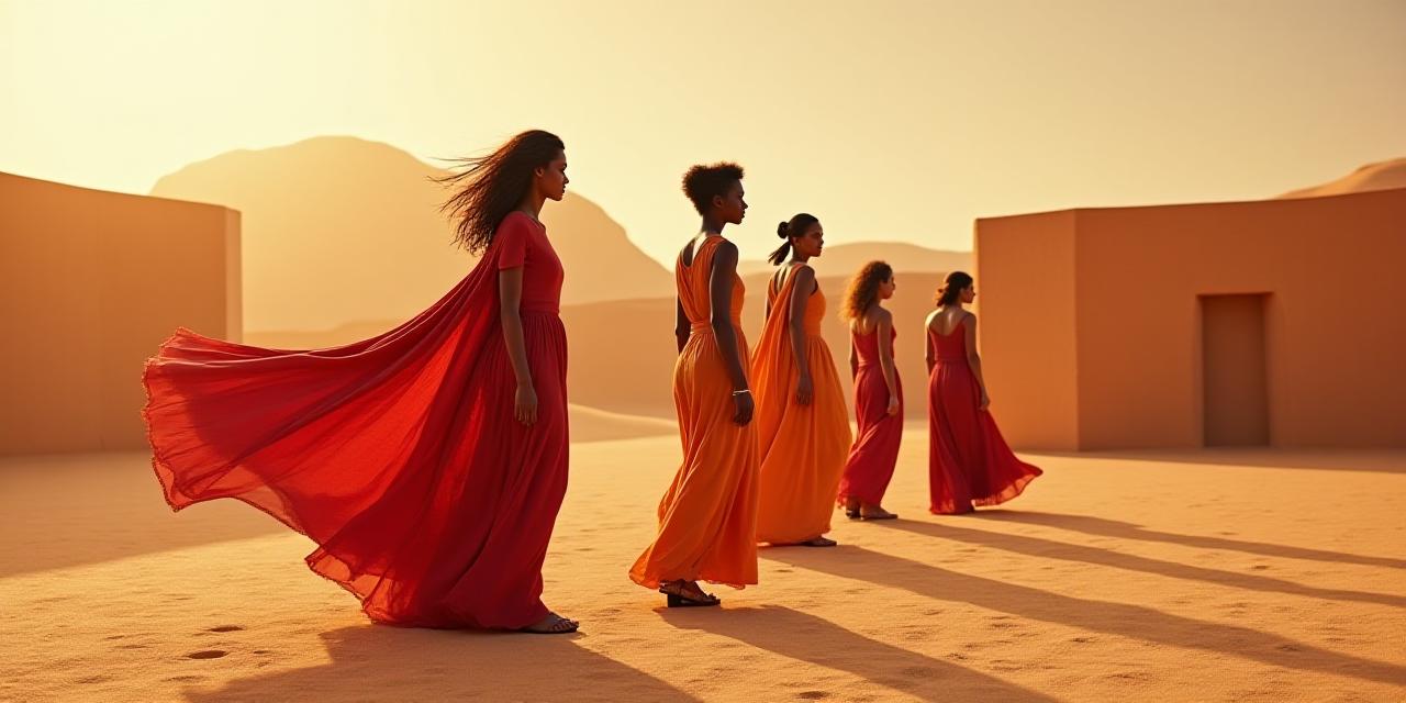 Artisanal klesdesign inspirert av ørkenen